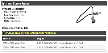 Amazon.com: Marketplace Auto Parts Upstream Oxygen Sensor