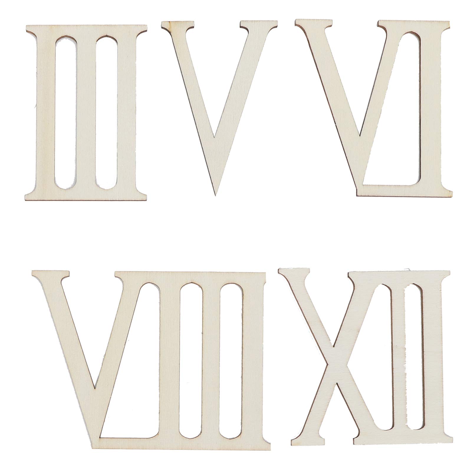 Numeri Per Orologio Da Parete, Numeri In Legno, trucioli di Legno Fai-da-Te Artigianali in Legno Leggeri per la Decorazione Domestica per Accessori da Sposa