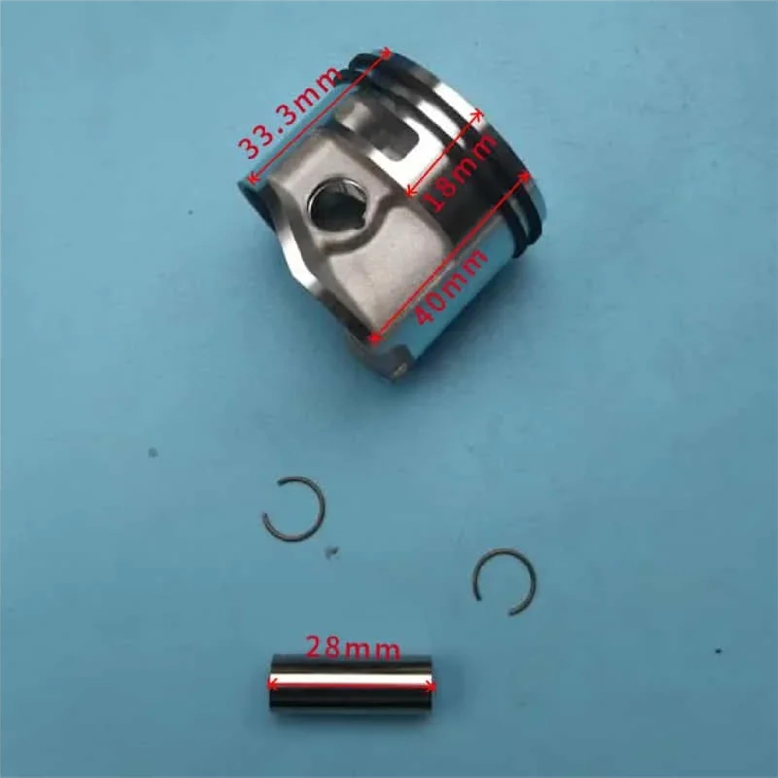 MS251 ZESTAW TŁOKA 44 MM 11430302029 DO PIŁY ŁAŃCUCHOWEJ 251 TULEJA CYLINDRA Z PIERŚCIENIAMI MONTAŻ ZACISKÓW PIN 11430302007(PREMIUM PISTON KIT)