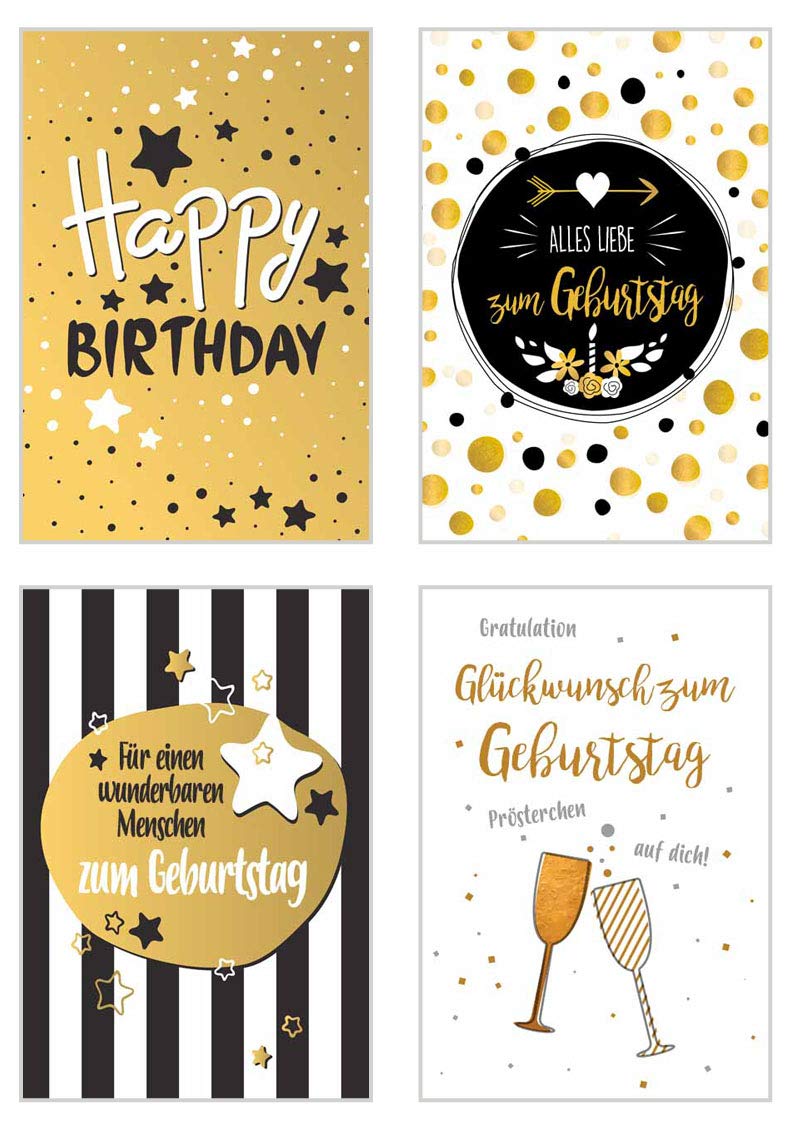 Edition Seidel Biglietto di auguri quadrato di alta qualità, con busta