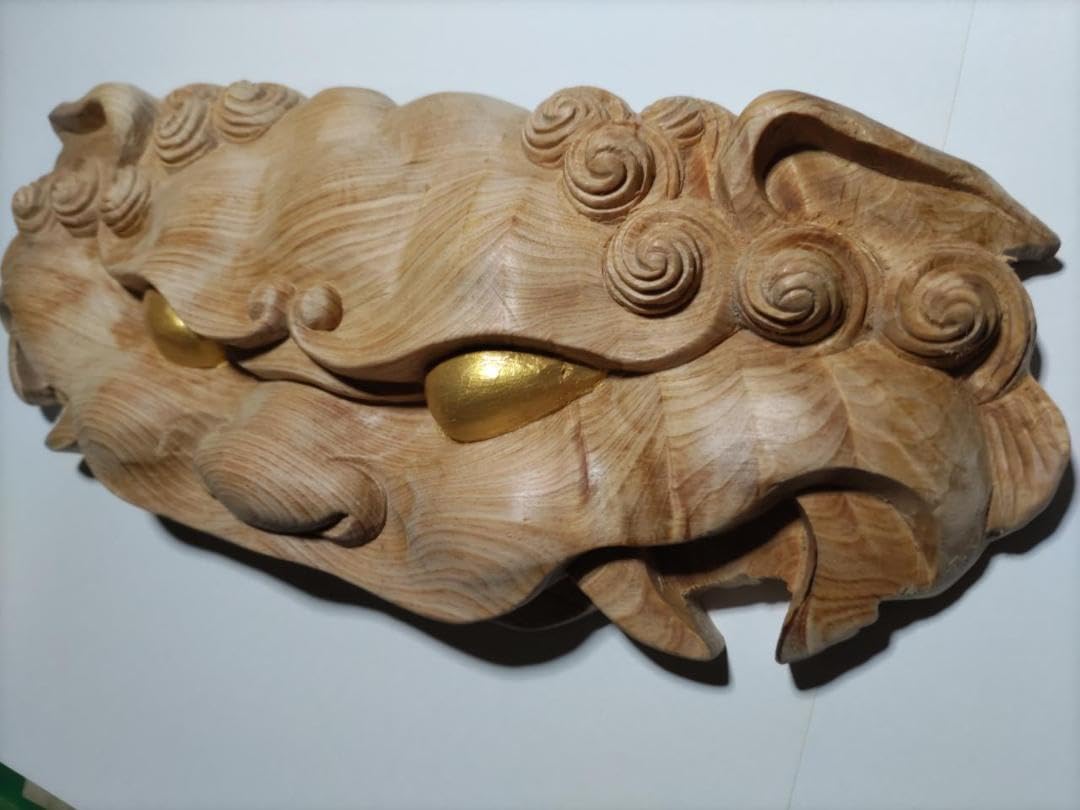 Amazon.co.jp: 金目獅子噛み幅30cm、魔除け！お祭り、山車、神輿