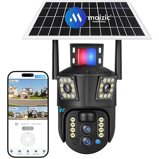 Maizic Smarthome Tricam 4G Security Camera