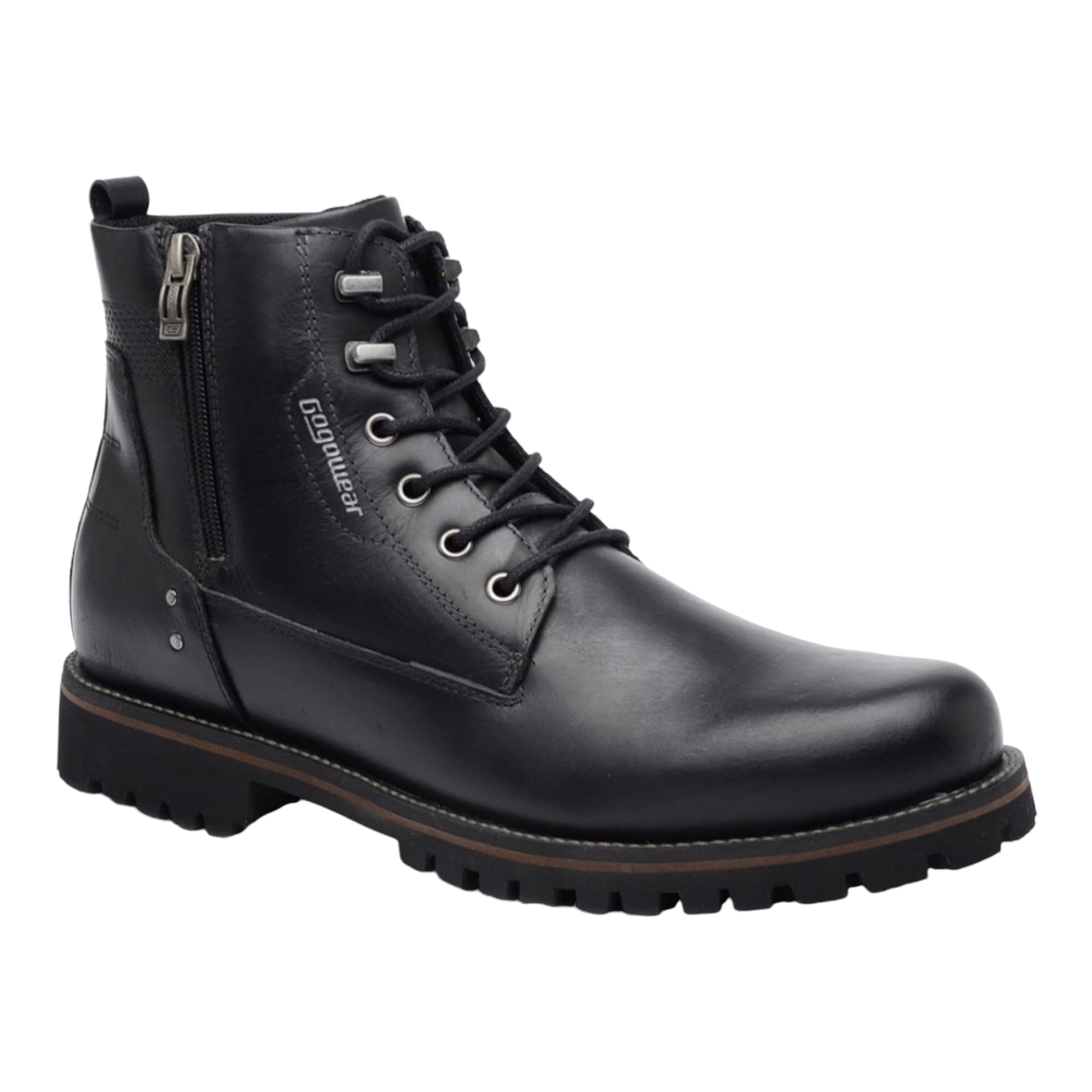 King USA TexasMotorcycle Boots - Mens Combat 6" Work Boot Leather Construction Industrial