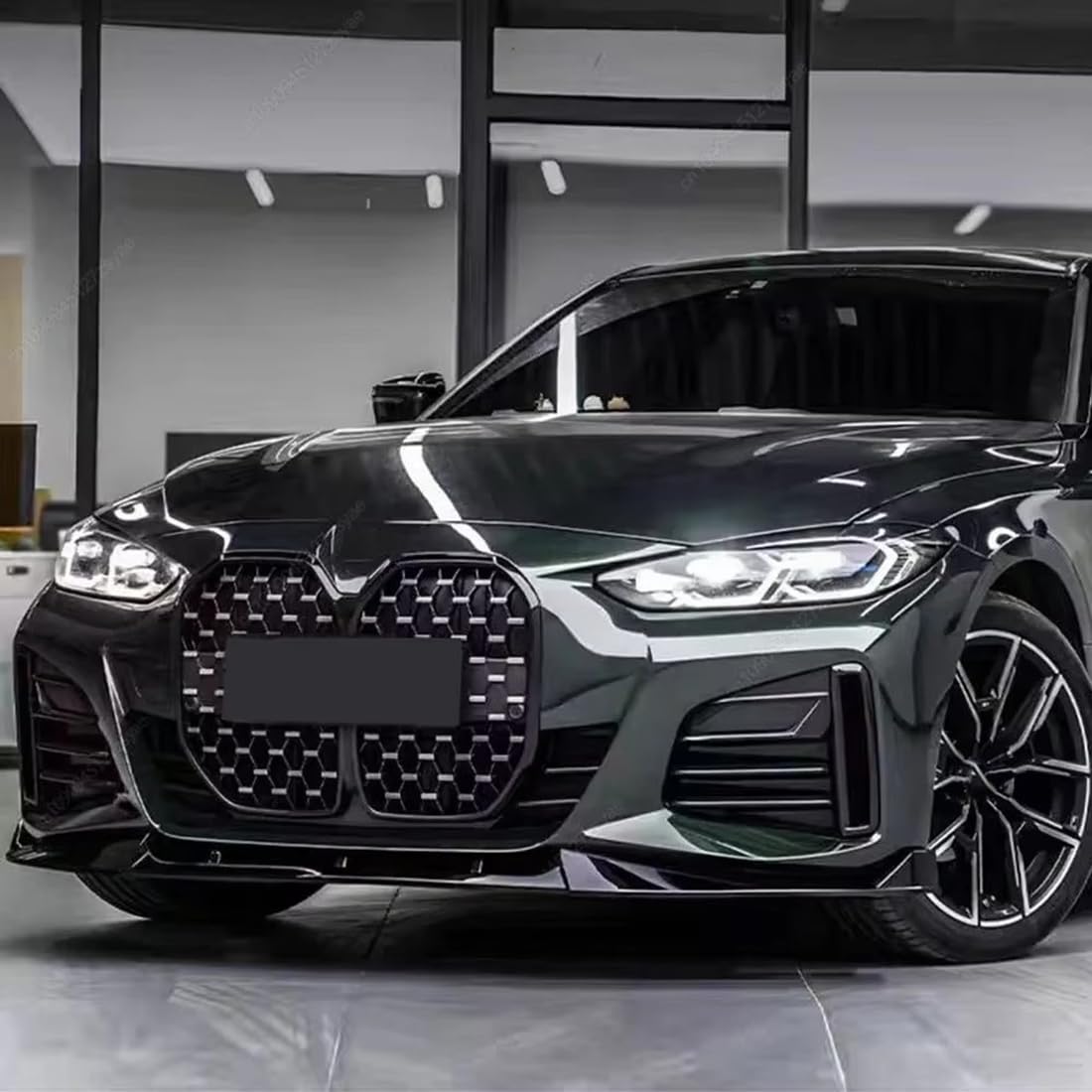 Frontspoilerlippe für Autostoßstange für BMW 4 Series G26 420i 430i i4 M50 2021-2024,Frontspoilerlippe,Bodykit
