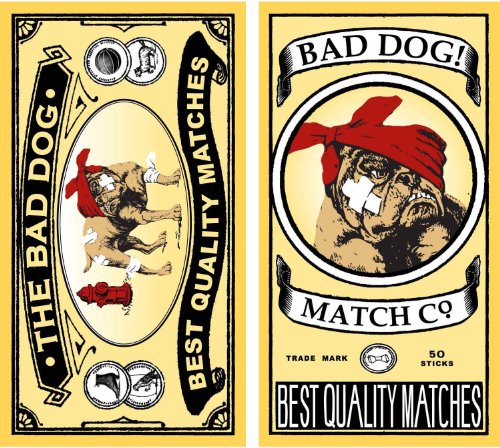 HomArt Large Decorative Bad Dog Matches
