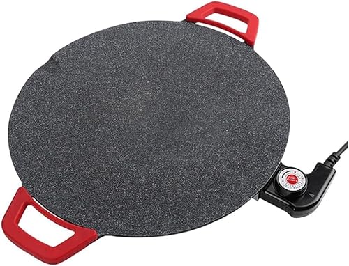 Plancha eléctrica sin humo, parrilla eléctrica para barbacoa, bandejas para hornear antiadherentes, sartén para panqueques, enchufe de EE. UU