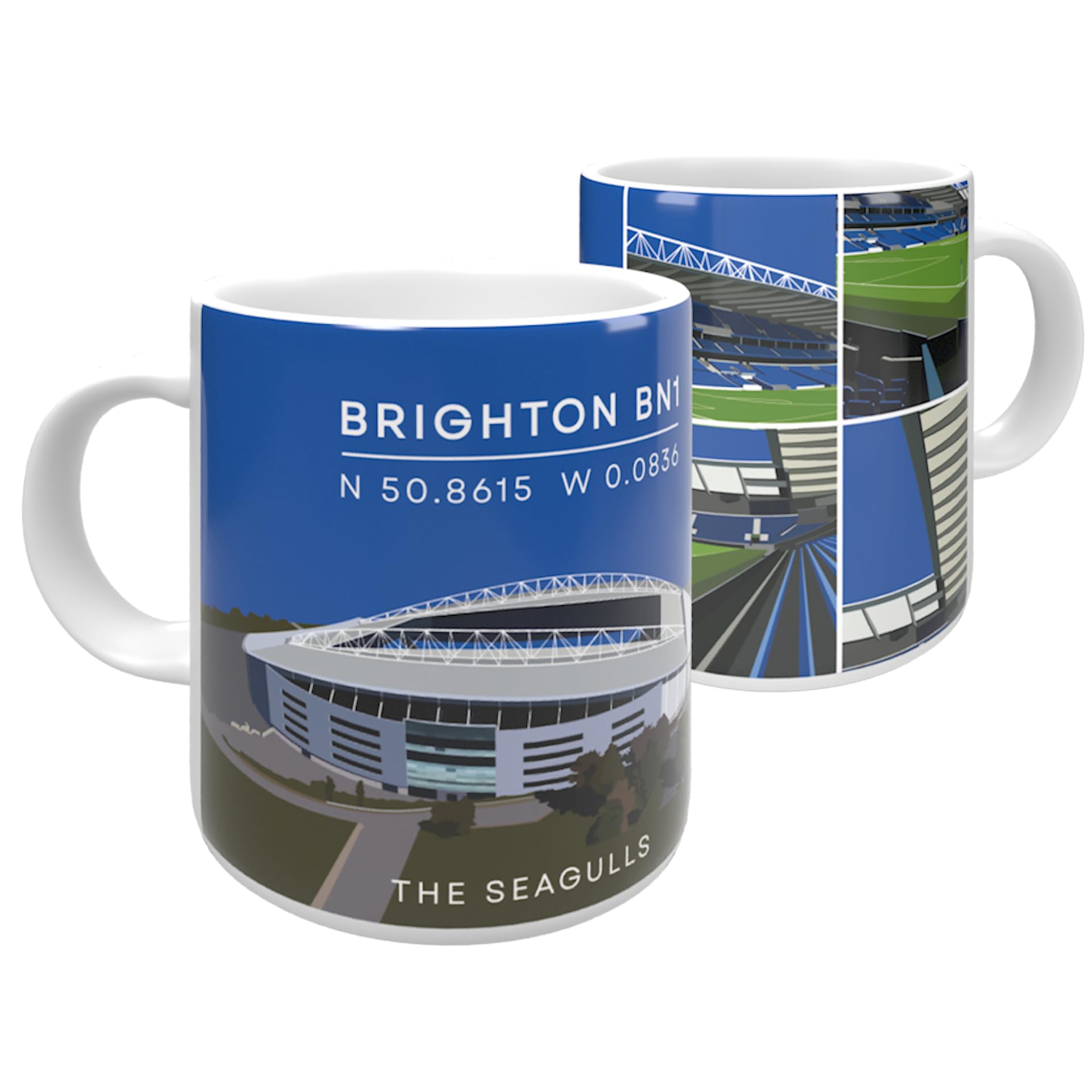 Partisan Brighton Stadium Mug 11oz
