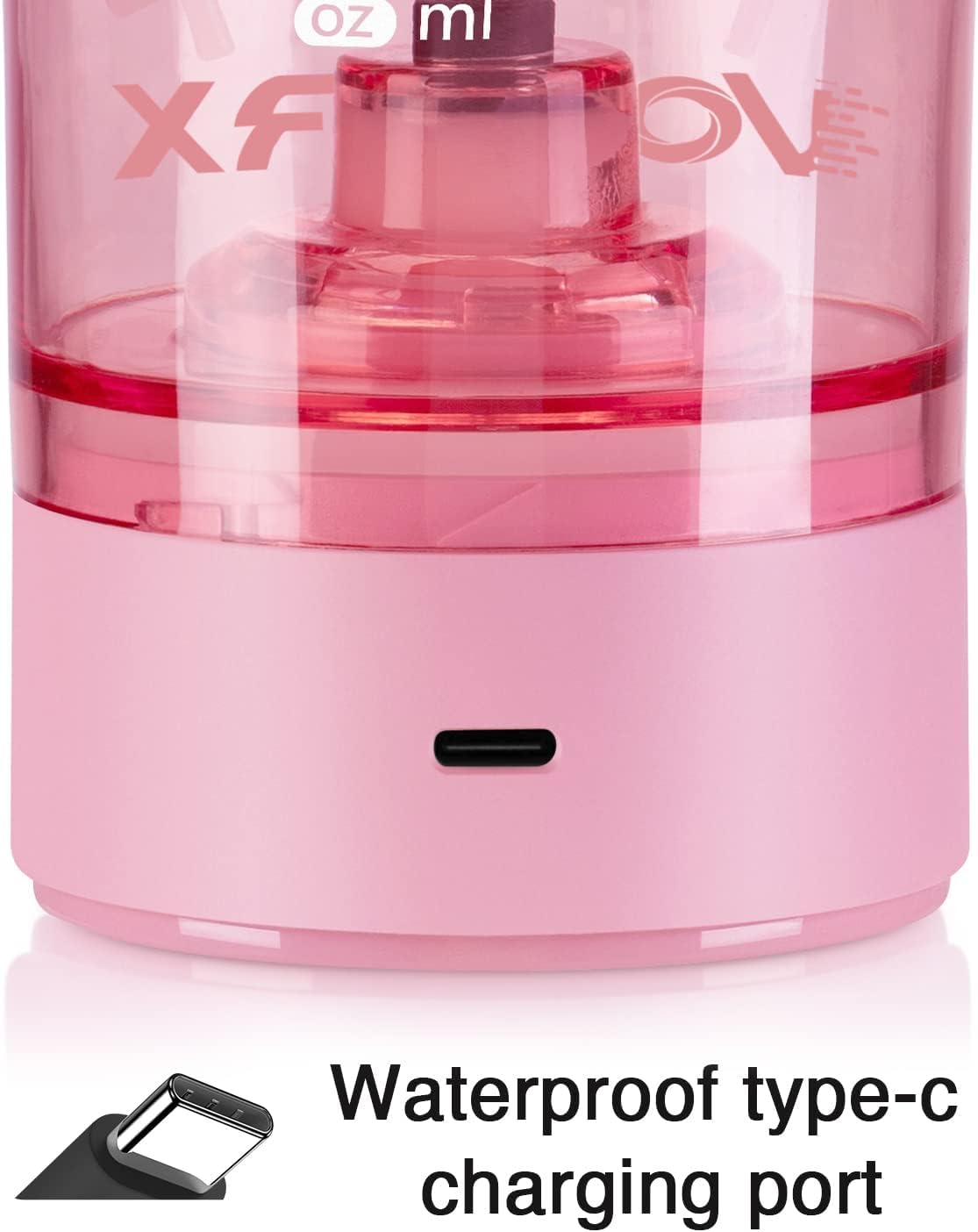 VOLTRX Premium Electric Protein Shaker Bottle, Made with Tritan - BPA Free - 24 oz Vortex Portable Mixer Cup/USB Rechargeable Shaker Cups for Protein Shakes - Image 5