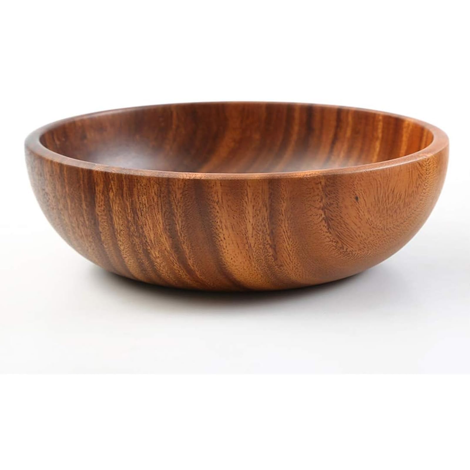 Cuenco De Madera, Ensaladera De Madera, Cuenco Grande De Madera para Comida, Frutas, Ensaladas Y Decoración para Regalos