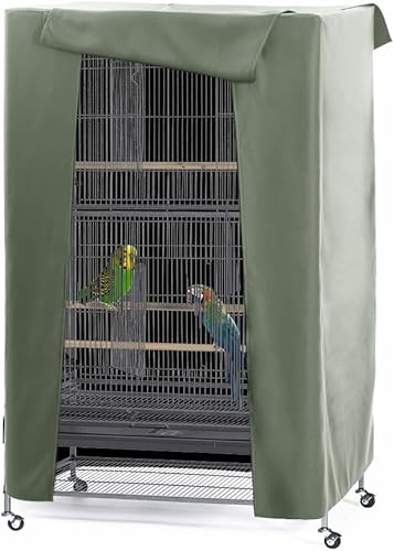 Miniatura 15 de PONY DANCE Pets Product - Funda universal para jaula de pájaros, opaca y transpirable, para buenas noches de mascotas, grande, negro, 31 pulgadas