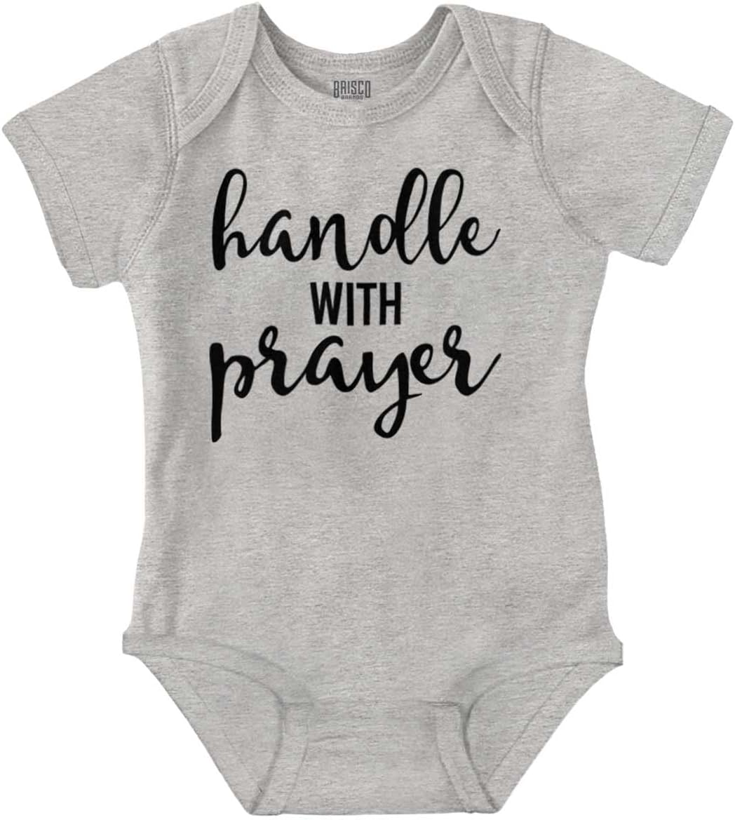 Brisco Brands Handle Prayer Christian Religious Baby Bodysuit Jumper Girls
