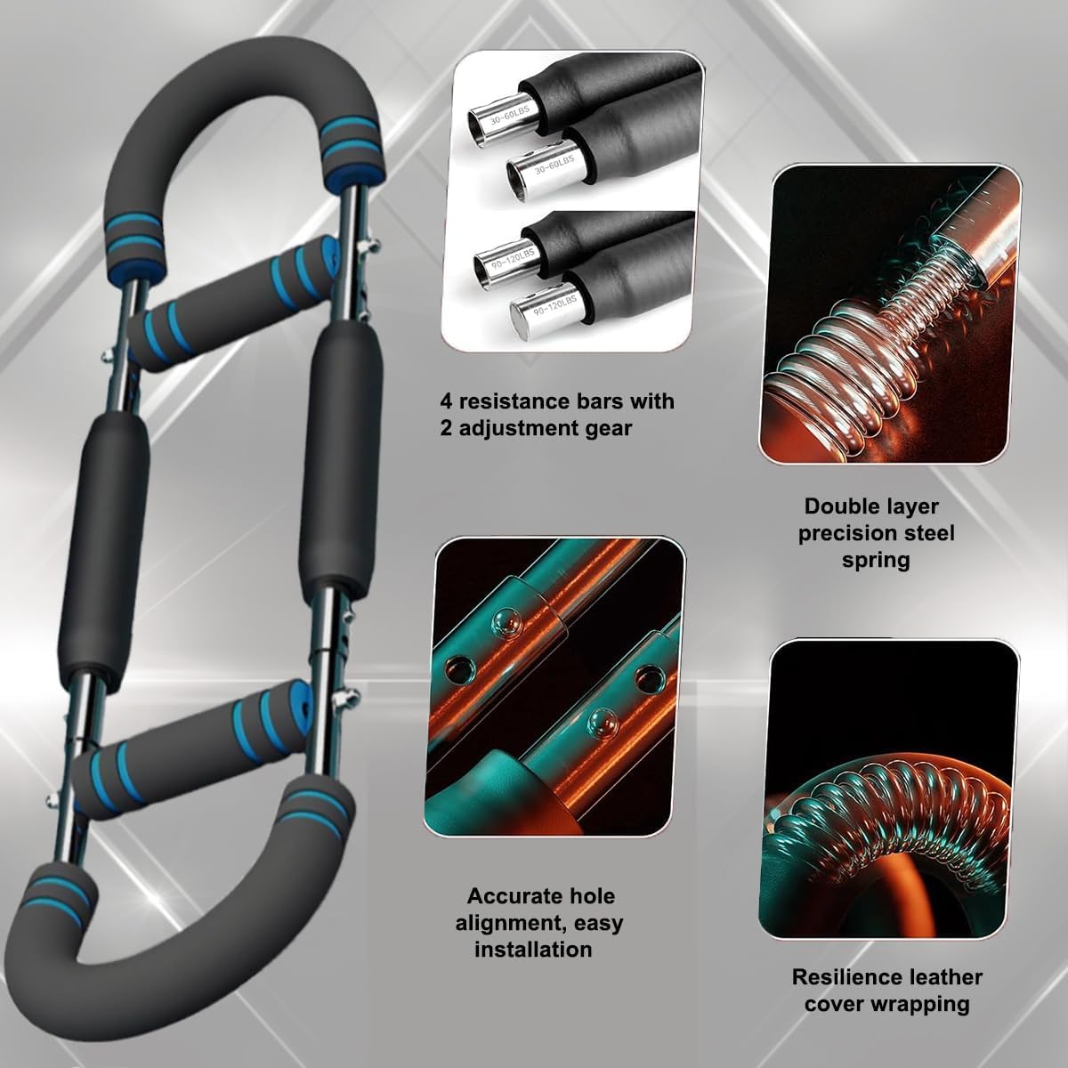 Shaker Twister Armtrainer, der ultimative Armtrainer, Twister-Armtrainer, Schultermuskeltraining, Fitnessgerät, tragbares Federwiderstand, Heim-Fitnessgerät