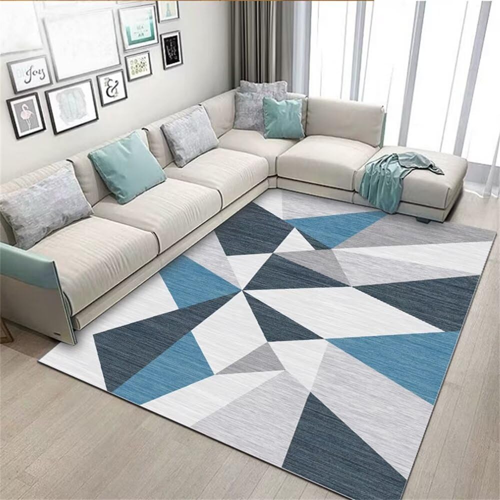 Tapis de sol salon lavable éliminant les taches de la chambre d'enfant 180x220cm