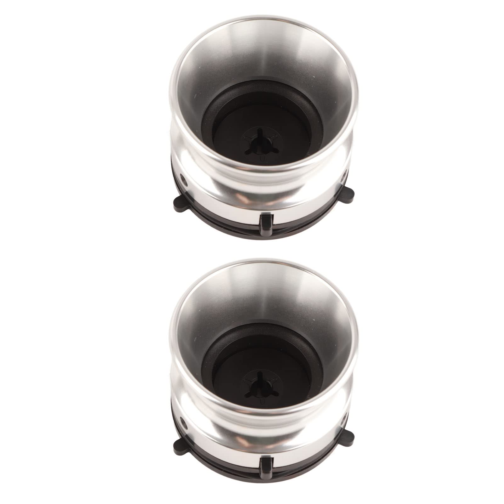 1 par de Adaptadores de Buje Nab para Studer para Akai para , Abridor de 10 Pulgadas de Aleación de Aluminio Vacía para Carrete Pequeño, Carrete de Cinta para Grabadora (Plata)