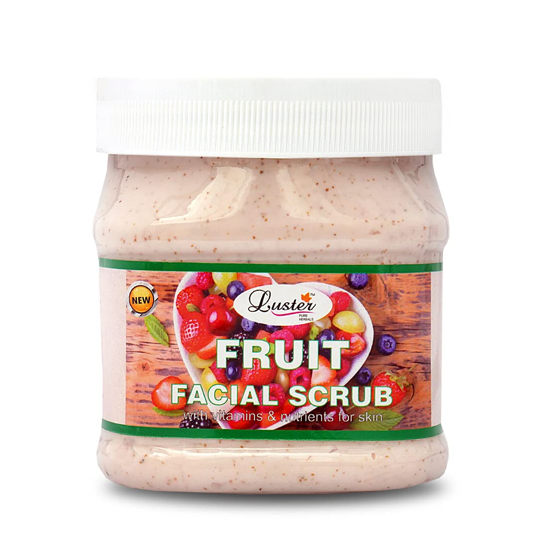 Fruit Facial Scrub | Enriched With Vitamins & Nutrients | Tan Removal Scrub | Helps Deep Clean & Glowing Skin | Scrub For Women & Men | Paraben & Sulfate Free - 500 ml