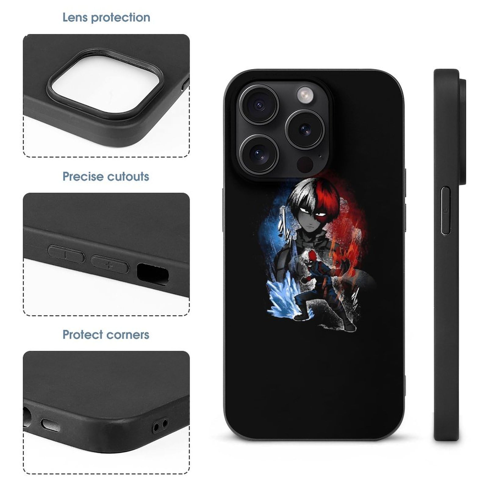 HIROKI Y 　iPhone13 pro Amazon.com: TNOLTK 3D iPh 13 Pro Max Case Anime Motion Anime