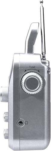 Miniatura 17 de Retekess Radio FM TR604 AM, radio portátil enchufable en pared, funciona con batería D, esfera grande, modo de tono alto/bajo, altavoz grande, Negro