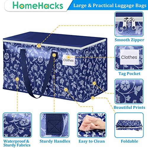 Sacs de déménagement 100l HomeHacks en tissu indéchirable avec poignées