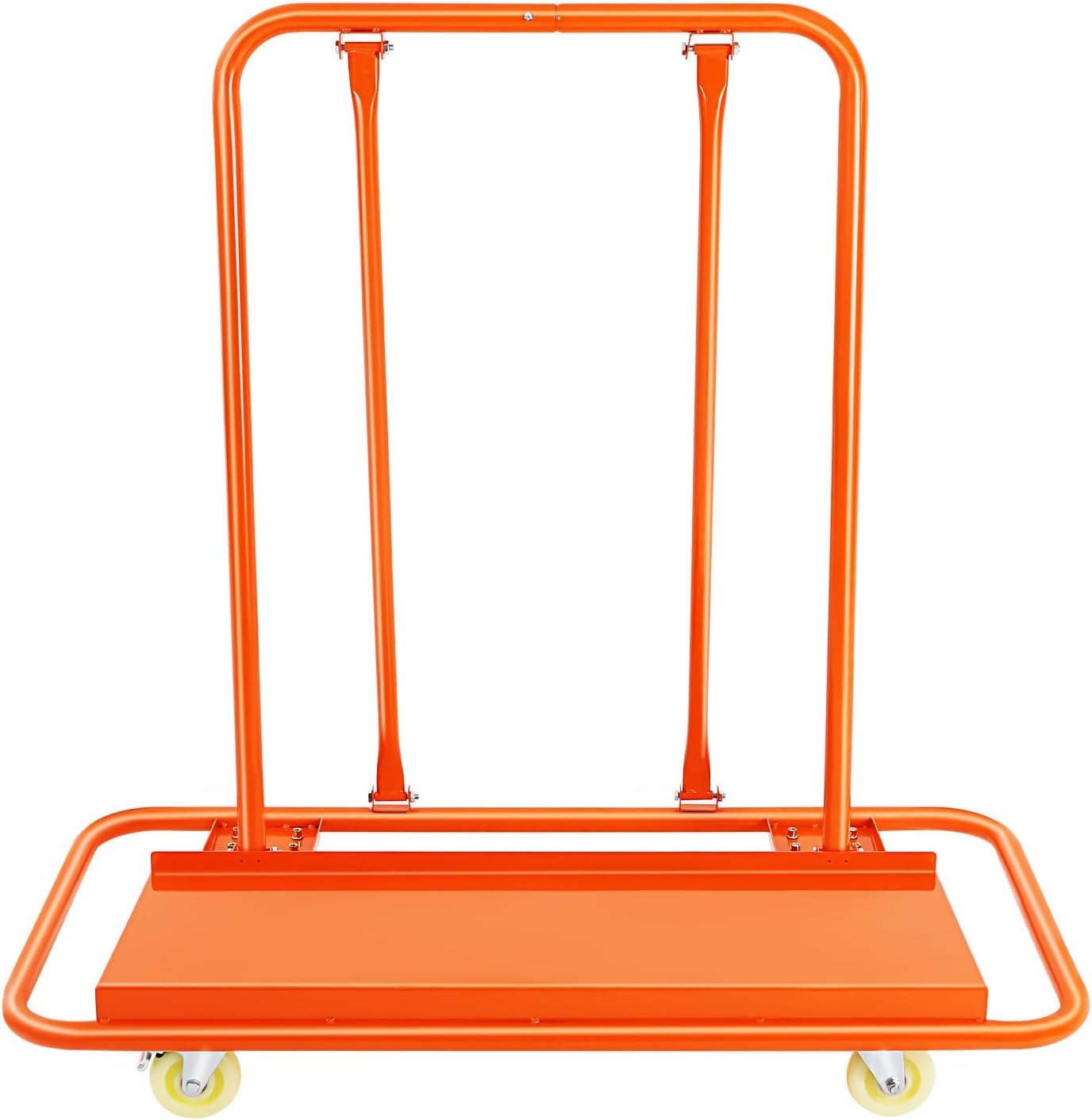 Carrello per Cartongesso Resistente con 4 Ruote Piroettanti Silenziose, Ideale per Il Trasporto di Pannelli in Cartongesso, Carrello per Fabbriche, Magazzini E Negozi Express - Carrello