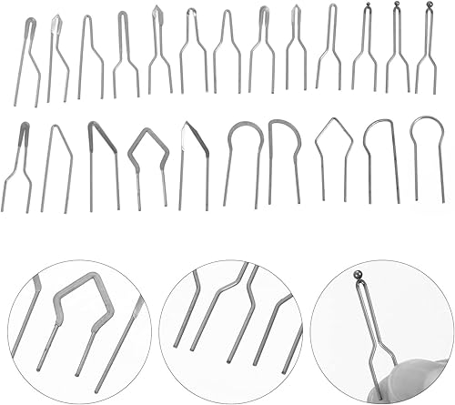 Miniatura 7 de COHEALI 69 piezas de repuesto negro accesorios herramienta hierro ajustable calefacción accesorio de alta impedancia de combustión para pirografía