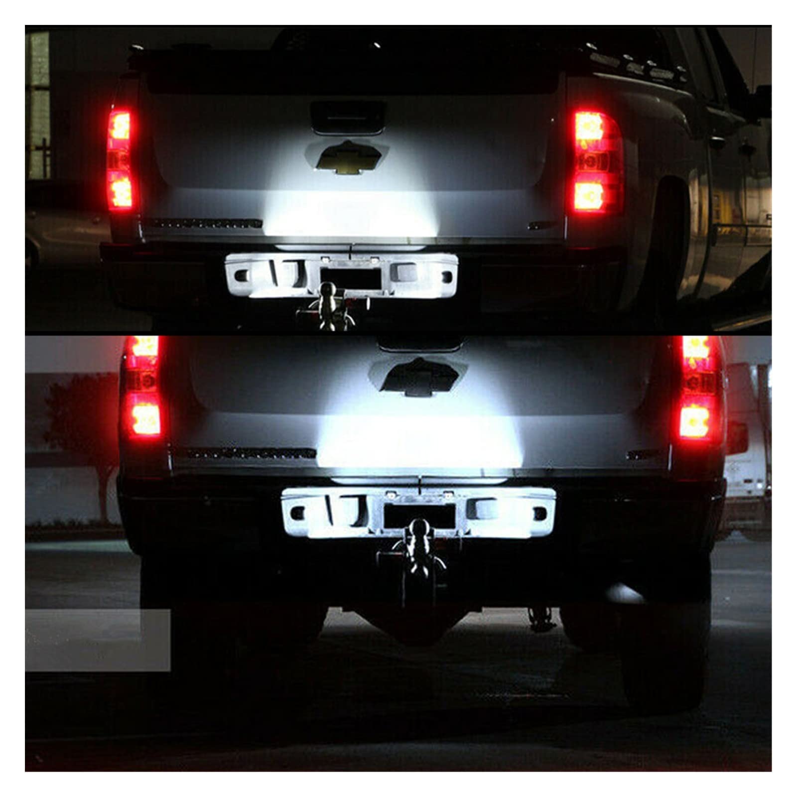 luce targa posteriore 18SMD OEM - Per Silverado GMC Sierra 1500 2500 3500 Camion Luce Della Targa 12V-24V