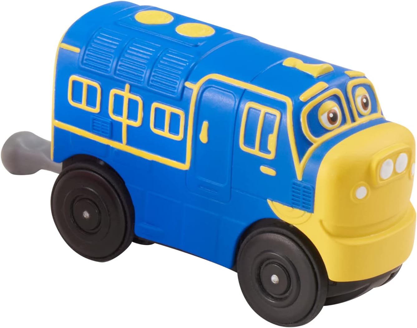 EU890402 Touch and Go Brewster | Single Pack | Motorised Train, Battery Powered | 3.75 inch Scale | Ages 3 & Up, Blue and Yellow