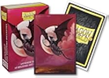 Sleeves - Limited Edition Brushed Art Japanese: Valentine Dragon - 60CT Card Sleeves - Smooth & Tough - Great for Yugioh, and Cardfight Vanguard TCG & LCG - Top Loader