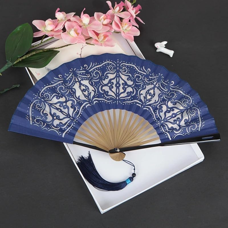 Women Folding Fan Chinese Style Summer Hand Fan A6 M