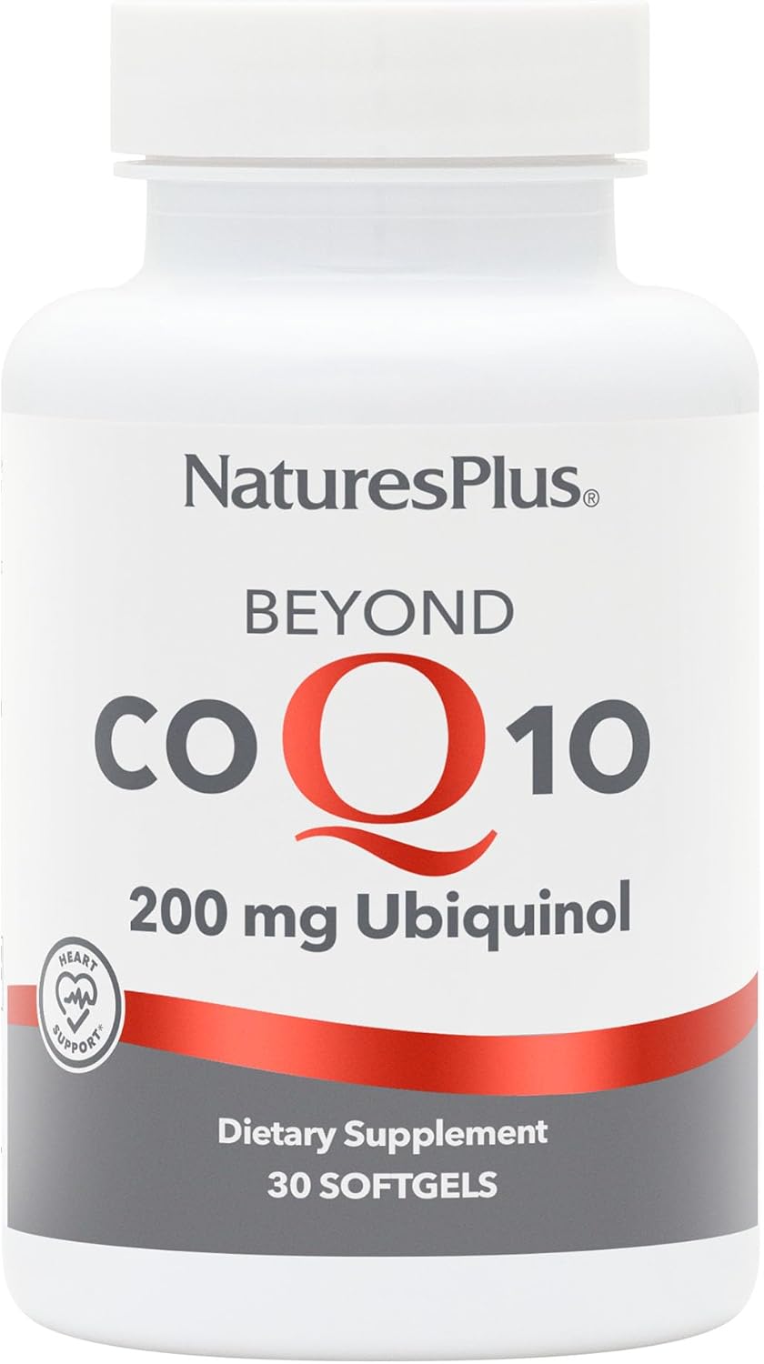 NaturesPlus Beyond CoQ10 200 mg - 60 Softgels - Provides High-Strength Ubiquinol - Supports Overall Well-Being - 60 Servings
