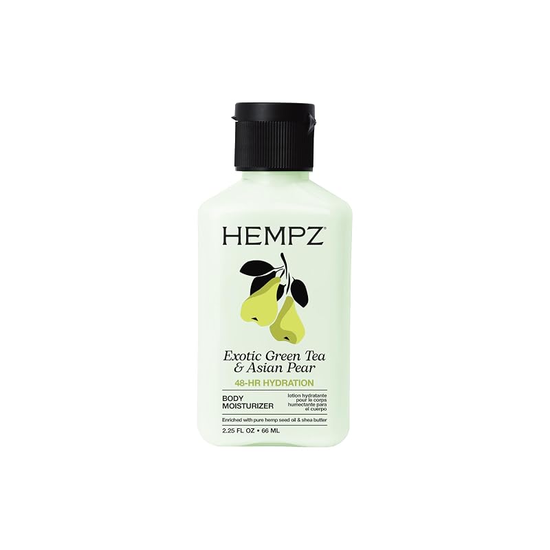 Loção hidratante corporal Hempz com chá-verde e pera asiática, 67 mL