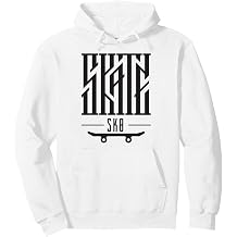 Urban Skating SKATE SK8 Street Skateboard Style Pullover Hoodie