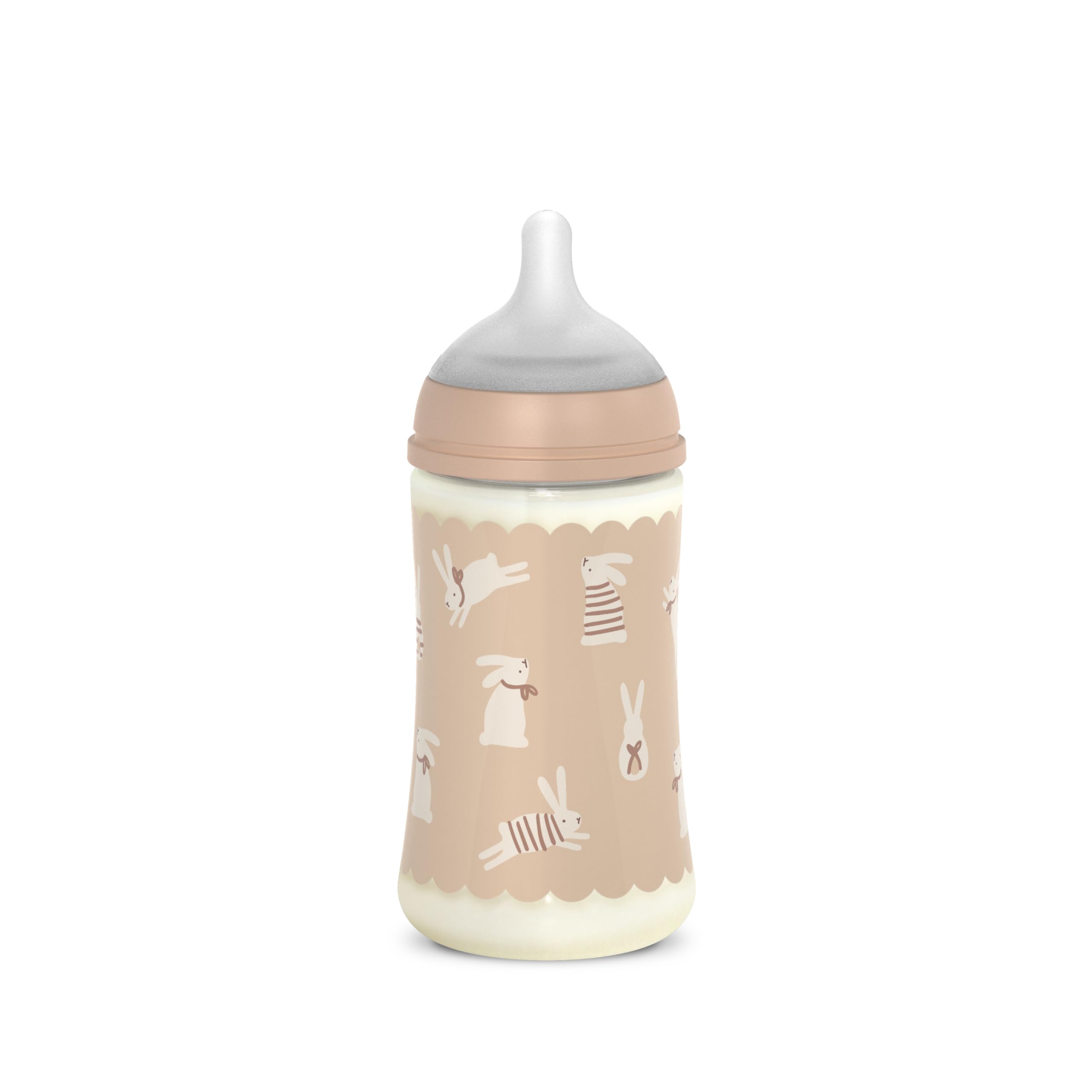 Suavinex, Biberón 360 ml, con Tetina Fisiológica SX Pro de Silicona, con válvula Anticólico, de Flujo Denso (L), para Líquidos Densos, Apto Papillas Líquidas. Bebés +6 Meses. Wonder, Flores, Rosa — view 20