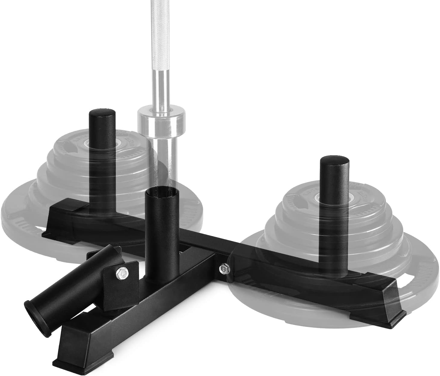 Yes4All Exercise Machine Adjustable T Bar Row Attachment, D Row Handle/Landmine Handle Attachment with Textured Rubber Handles
