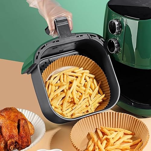 FORMA DESCARTÁVEL PARA AIR FRYER 15CM COM 50 UNIDADES