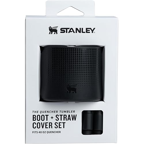 STANLEY Quencher Boot and Straw Cover Cap | Anti-Slip Silicone Protector for Tumbler with Handle | Accessory Set for Stainless Steel Drinking Cup | BPA-Free