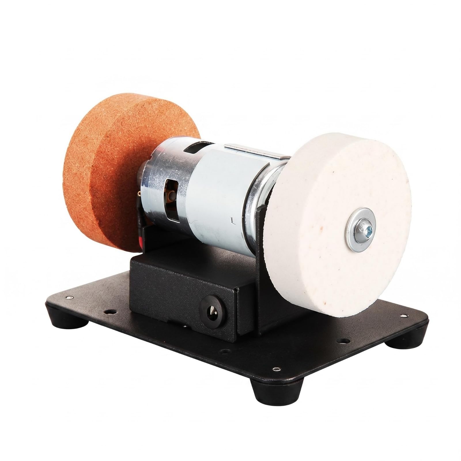 Metal Housing Two-wheelWheel Bench Grinder Black Base Electric Bench Grinder Multi-Purpose Benchtop Sander Red Switch for Workbench, Grinder - 2 Wheels a-image-39