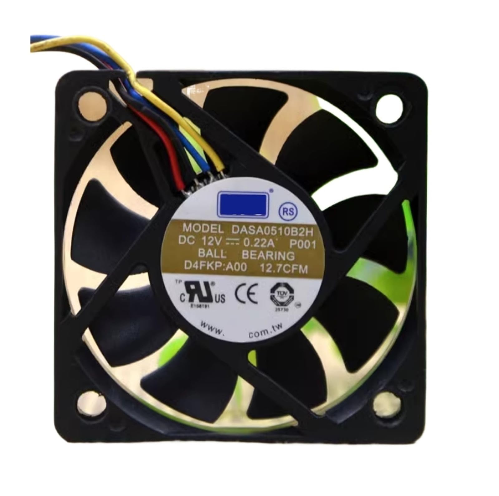 YUSKICCNE DASA0510B2H 5010 5cm 12V 0.22A 4-Wire Cooling Fan