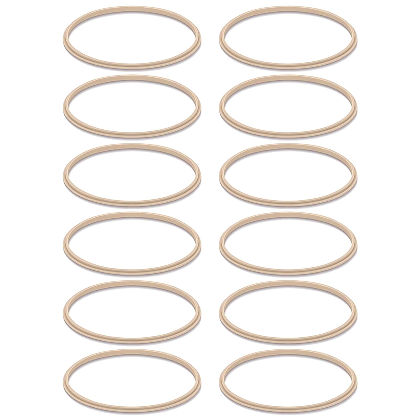 Kalttoy 12Pieces Water Bottle Gasket Set Silicone Seal Rings Replacement Accessories Suitable for 40oz Lid Ensuring Leakproof Food Grade Silicone Gasket