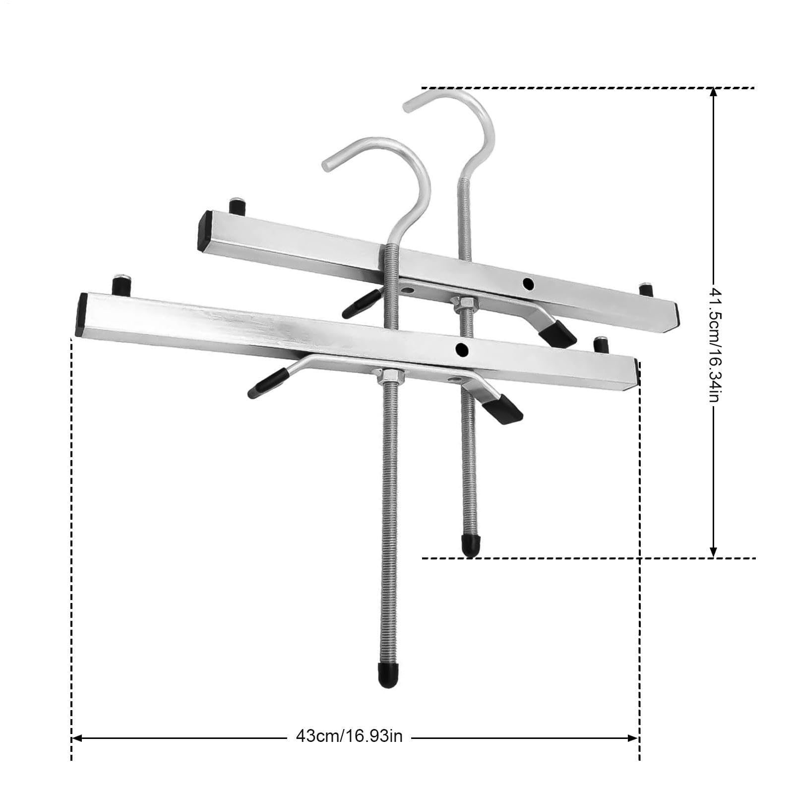 Pestillos de escalera de techo – universal de pinza de escalera | soporte de mandíbula de enchufe | Accesorio de montaje de escalera de techo de vehículo para furgoneta