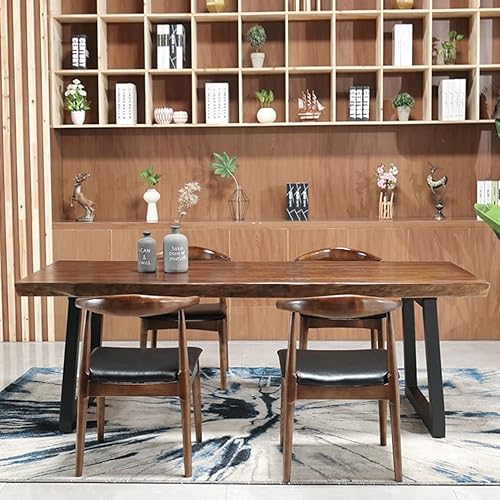 Miniatura 2 de Mesa moderna de madera maciza simple 472-1181in de ancho 20in de grosor escritorio de computadora de oficina en casa mesa de centro con soporte de