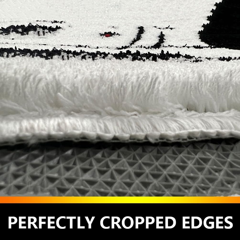 Car Shaped Bath Mats for Bathroom,Soft Shaggy Bath Rug Non Slip Entry Door Mat Home Decor Unique Funny Cartoon Thick Plush Area Rugs for Kids Bedroom,Living Room,Bedside,Playroom 25" x 39"