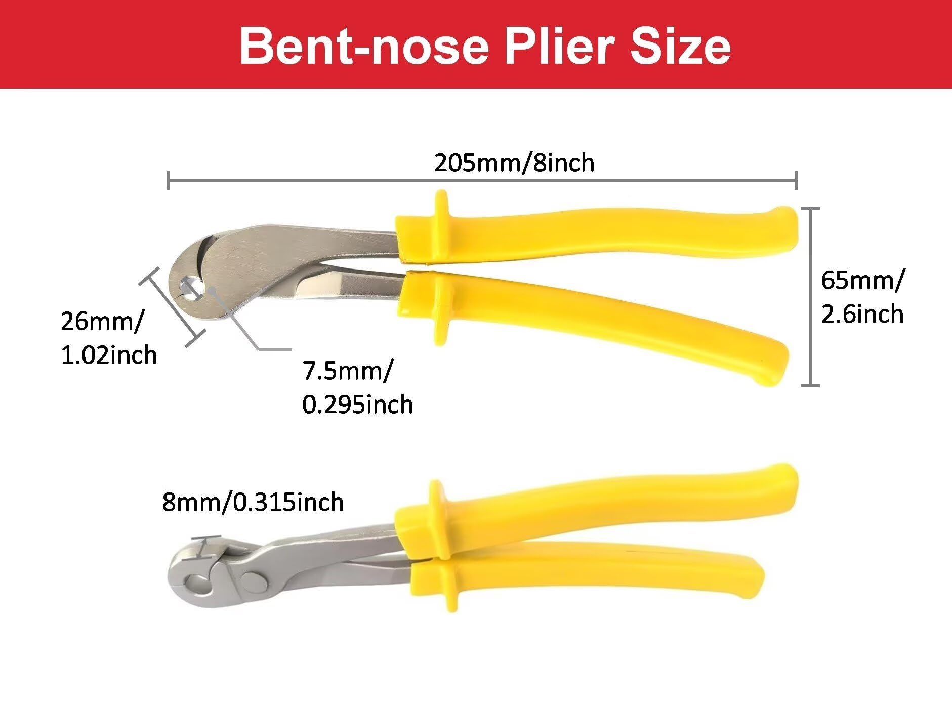 2 Pack J-Clip Pliers for Cage Gabions, Fencing Making or Reparing - Image 4