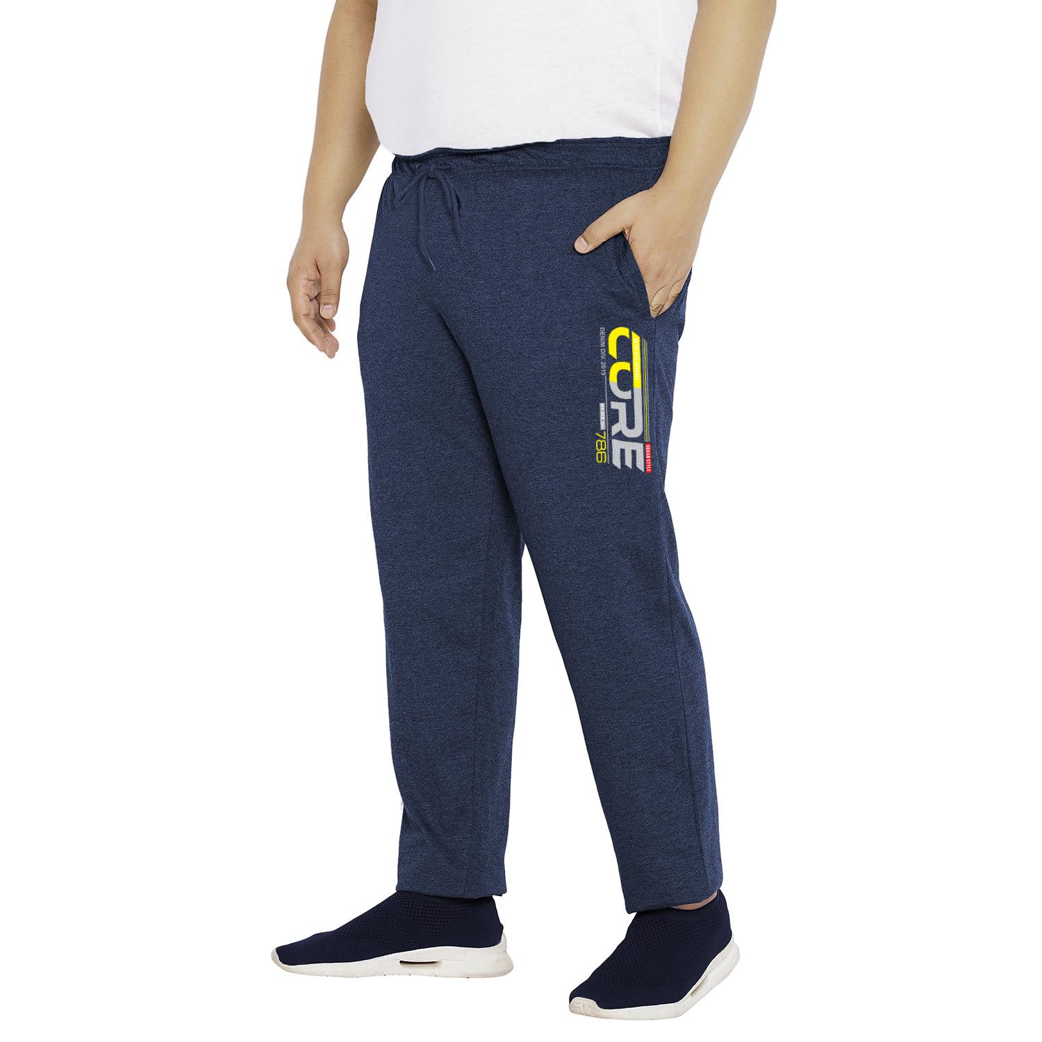 kart black Plus Size Track Pants for Men | Plain Track Pant | Casual Fit Comfortable Track Pant-picture-10