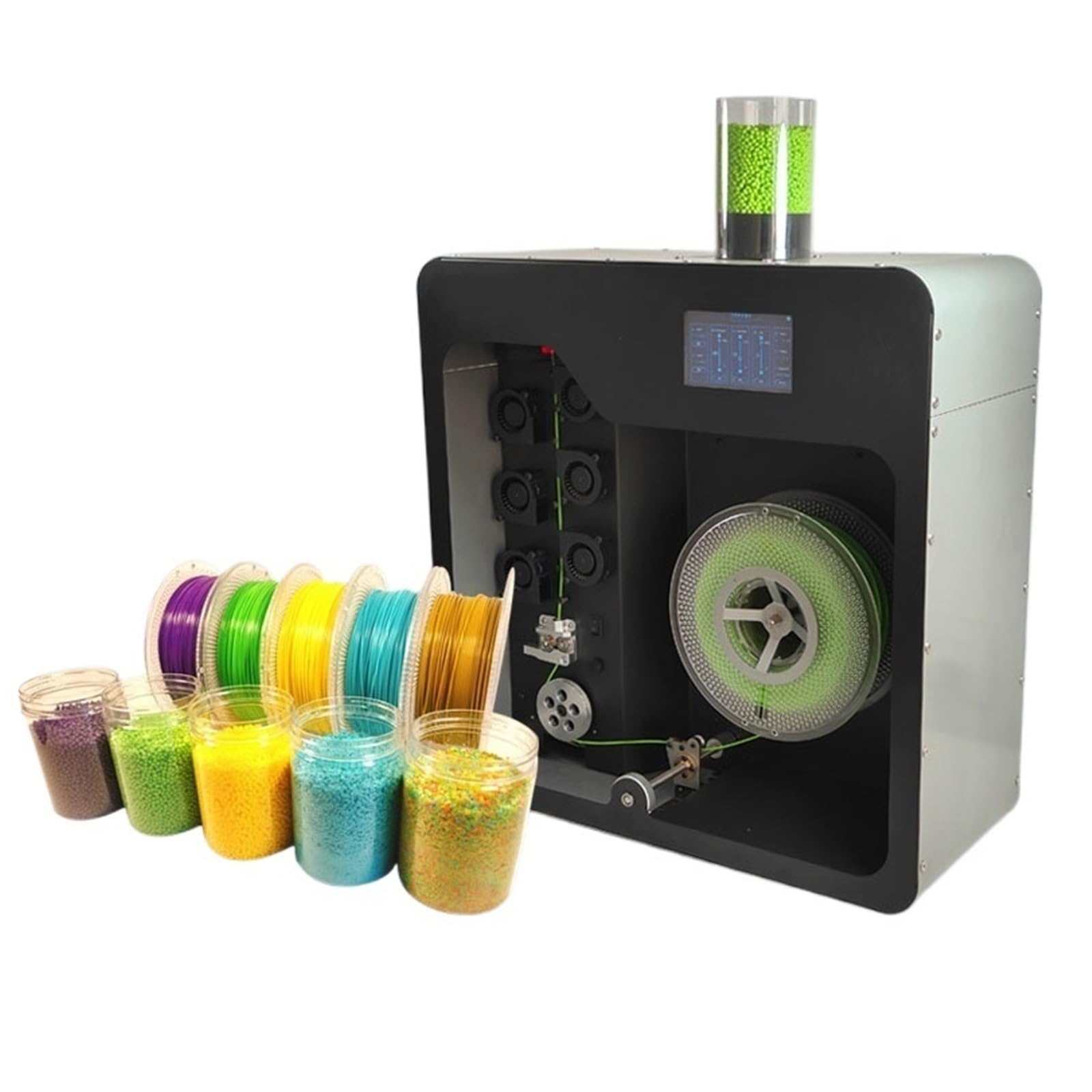 Compatibile con la macchina estrusore di filamento 3dpany C1, produttore di filamenti for stampante 3D for il riciclaggio di rifiuti di plastica da 1,75 mm(Voltage110V)