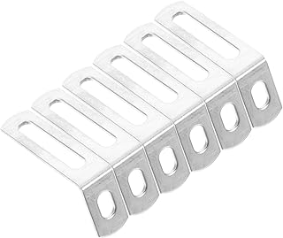 ORFOFE 20pcs Right Angle Code Brackets for Wood Wooden Stand Metal Shelf Corner Fastener Joints Bracket Wooden Furniture Brackets Right Angle Corner Brace Metal Shelf Brackets L Bracket