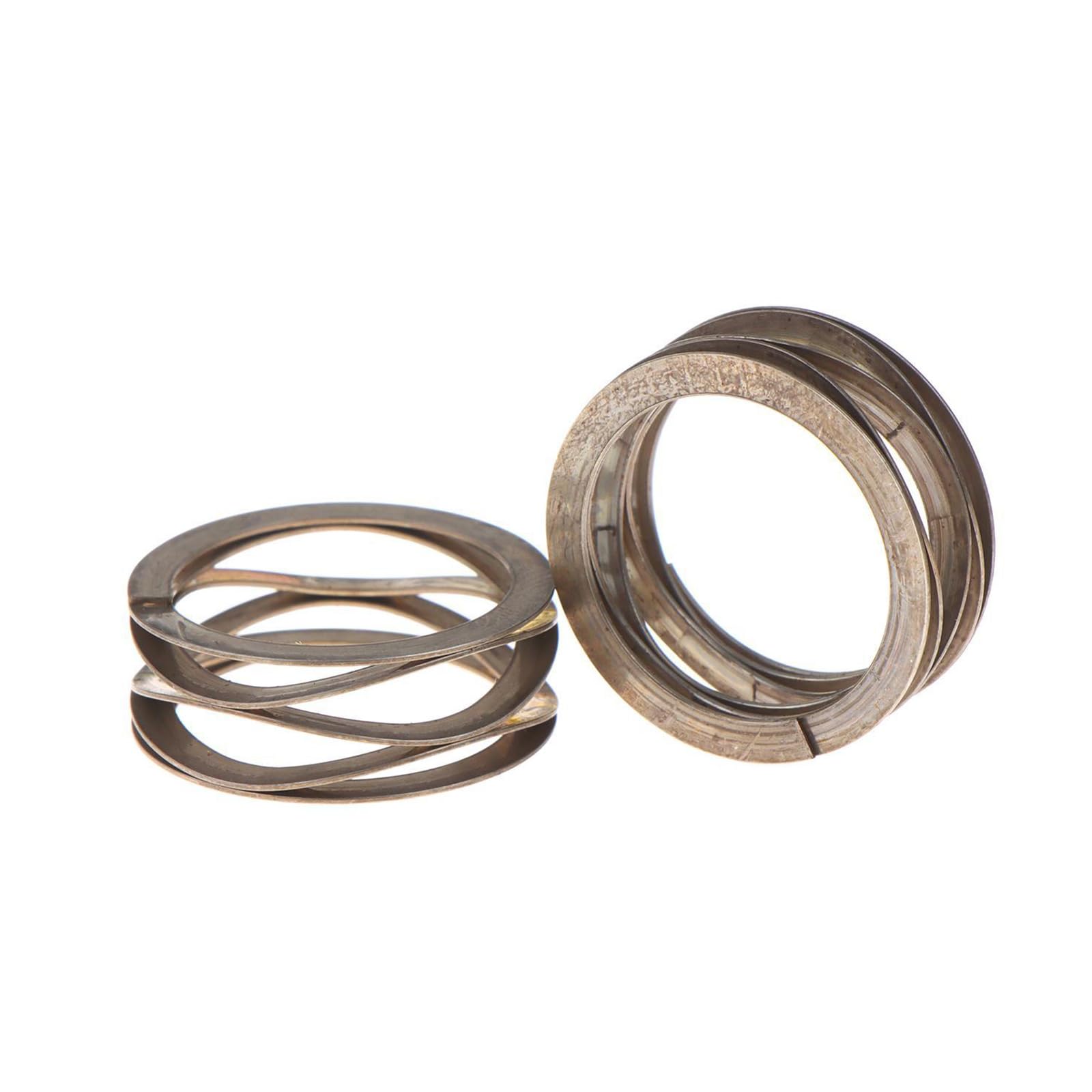 Profile Spring Washer Replacement Part 2 Piece Metal Spring Set for Repair and Maintenance Work Washer Part for Service Use Replacement Open Profile Metal Set Repair Maintenance Service Spare Upkeep