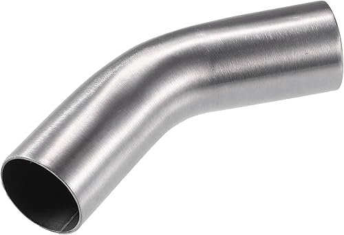 Miniatura 8 de X AUTOHAUX 1 Uds. OD 1.75 pulgadas 45 grados mandril codo curva SS304 tubo de acero inoxidable tubo de escape codo para coche sistema de escape