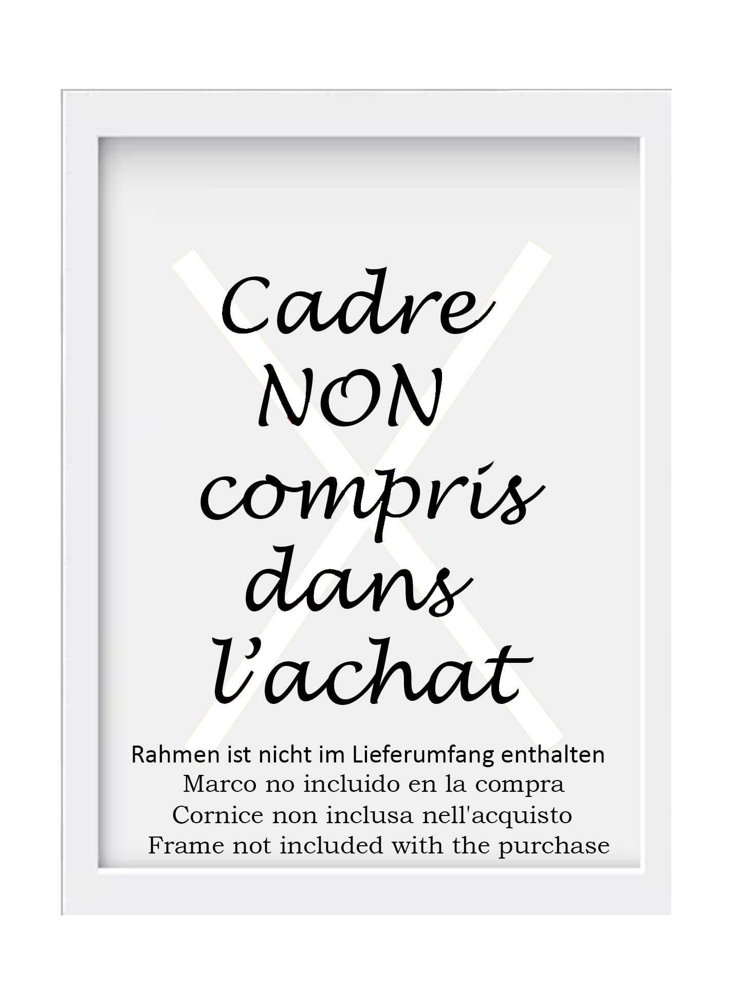 Originalys Le Petit Prince. Affiche décorative pour chambre d'enfant, fille et garçon, A4, idée de cadeau pour enfant. Décoration murale (Sans cadre) (1, Aimer)
