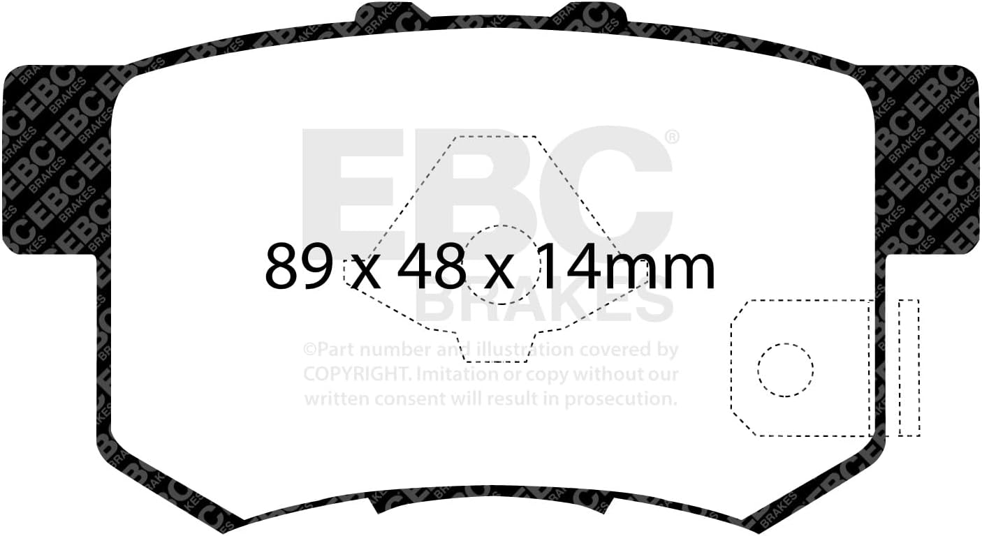 EBC Brakes UD537 Ultimax OEM Replacement Brake Pad