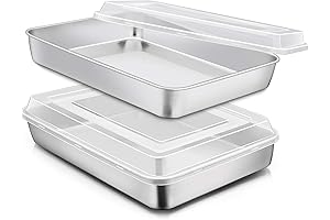 Altenbach Rectangle Baking Pans with Lid (Set of 2)